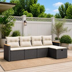Enhance Your Outdoor Living with a 5-Piece Sofa Set