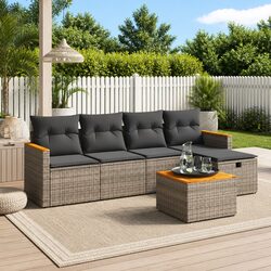Create an Inviting Outdoor Space with a 6-Piece Sofa Set