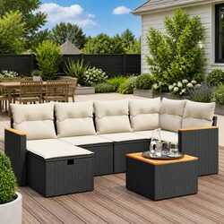 Versatile 7 Piece Outdoor Lounge Set for Your Patio