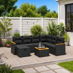 Transform Your Outdoor Space with This 8 Piece Sofa Set