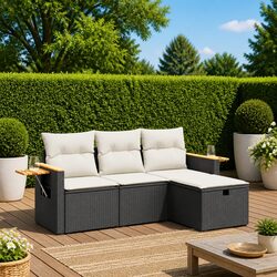 Elevate Your Outdoor Space with 4 Piece Garden Sofa Set