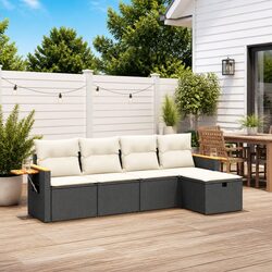 Transform Your Patio with This 5-Piece Garden Sofa Set