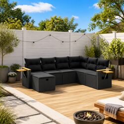 Enhance Your Outdoor Living with 7 Piece Garden Sofa Set