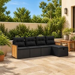 Enhance Your Outdoor Living with this 5 Piece Sofa Set