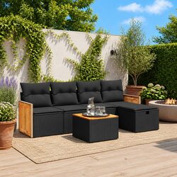 Enhance Your Outdoor Space with 6 Piece Sofa Set