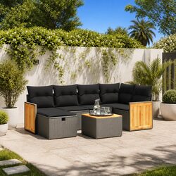 Enhance Your Outdoor Space with This Stylish 7 Piece Sofa Set