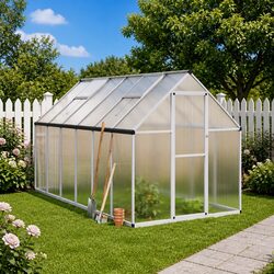 Elevate Your Garden Space with a Walk-in Greenhouse 334x169x195cm