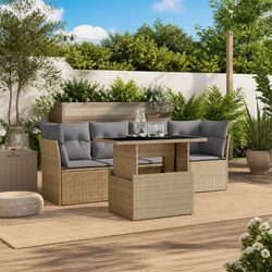 Transform Your Outdoor Area with a 5-Piece Sofa Set