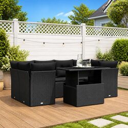 Comfortable 7-Piece Garden Sofa Set for Outdoor Spaces