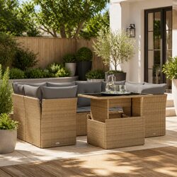 Transform Your Outdoor Space with a 7 Piece Garden Sofa Set