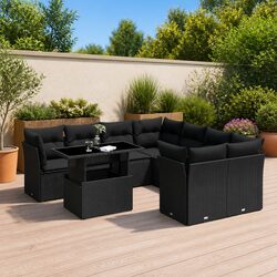 Elevate Your Outdoor Relaxation with 9 Piece Sofa Set