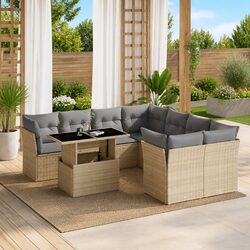 Transform Your Outdoor Space with a 9 Piece Garden Sofa Set