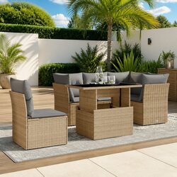 Enhance Your Outdoor Living with a 6 Piece Sofa Set