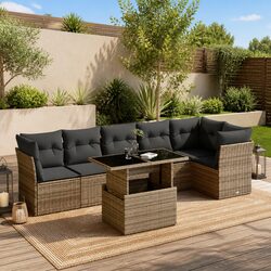 Enhance Your Outdoor Living with a 7 Piece Sofa Set