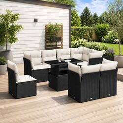 Enhance Your Outdoor Oasis with This 9-Piece Sofa Set