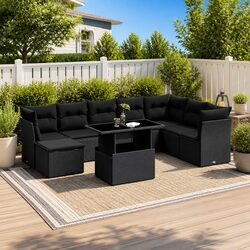 Enhance Your Outdoor Space with a 9 Piece Sofa Set