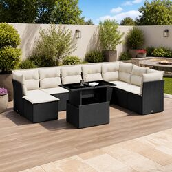 Stylish 9 Piece Outdoor Furniture Set for Relaxation