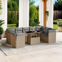 Transform Your Outdoor Space with This 10-Piece Sofa Set