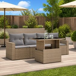 Enhance Your Outdoor Space with a 5-Piece Garden Sofa Set