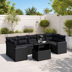 Transform Your Outdoor Space with 8-Piece Garden Sofa Set