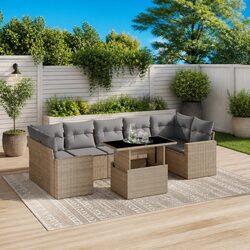 Enhance Your Outdoor Space with an 8-Piece Sofa Set