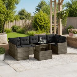 Transform Your Patio with This 8-Piece Garden Sofa Set
