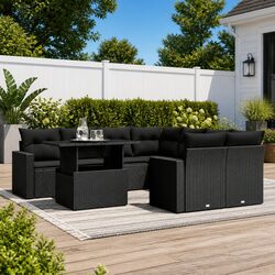 Enhance Your Outdoor Space with a 9 Piece Sofa Set