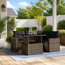 Transform Your Outdoor Space with This 5-Piece Sofa Set