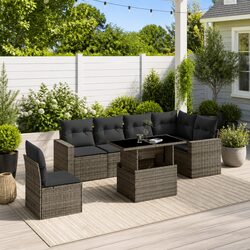 Transform Your Outdoor Space with This 7-Piece Sofa Set