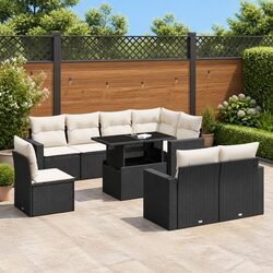 Enhance Your Outdoor Space with 9 Piece Sofa Set