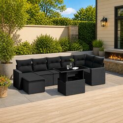 Transform Your Outdoor Space with 8-Piece Sofa Set