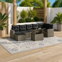 Transform Your Outdoor Space with This 8 Piece Sofa Set