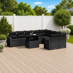 Transform Your Outdoor Space with This 10 Piece Sofa Set