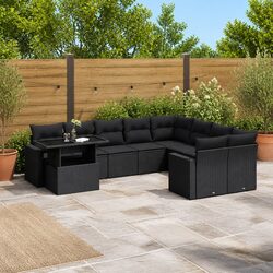 Transform Your Outdoor Space with 10-Piece Sofa Set