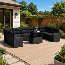 Enhance Your Outdoor Space with This 11-Piece Sofa Set