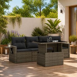 Transform Your Outdoor Space with a 5 Piece Garden Sofa Set