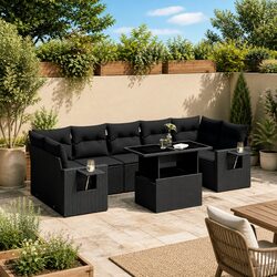 Transform Your Outdoor Space with This 8 Piece Sofa Set