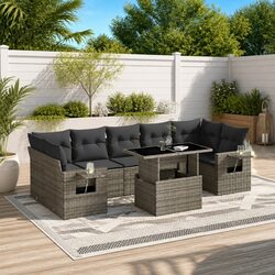 Transform Your Outdoor Space with 8-Piece Garden Sofa Set