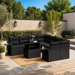 Elevate Your Outdoor Experience with 9 Piece Sofa Set