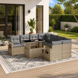 Transform Your Space with a 9 Piece Garden Sofa Set