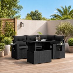 Enhance Your Outdoor Living with 5-Piece Sofa Set