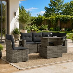 Elevate Your Outdoor Space with 6-Piece Sofa Set