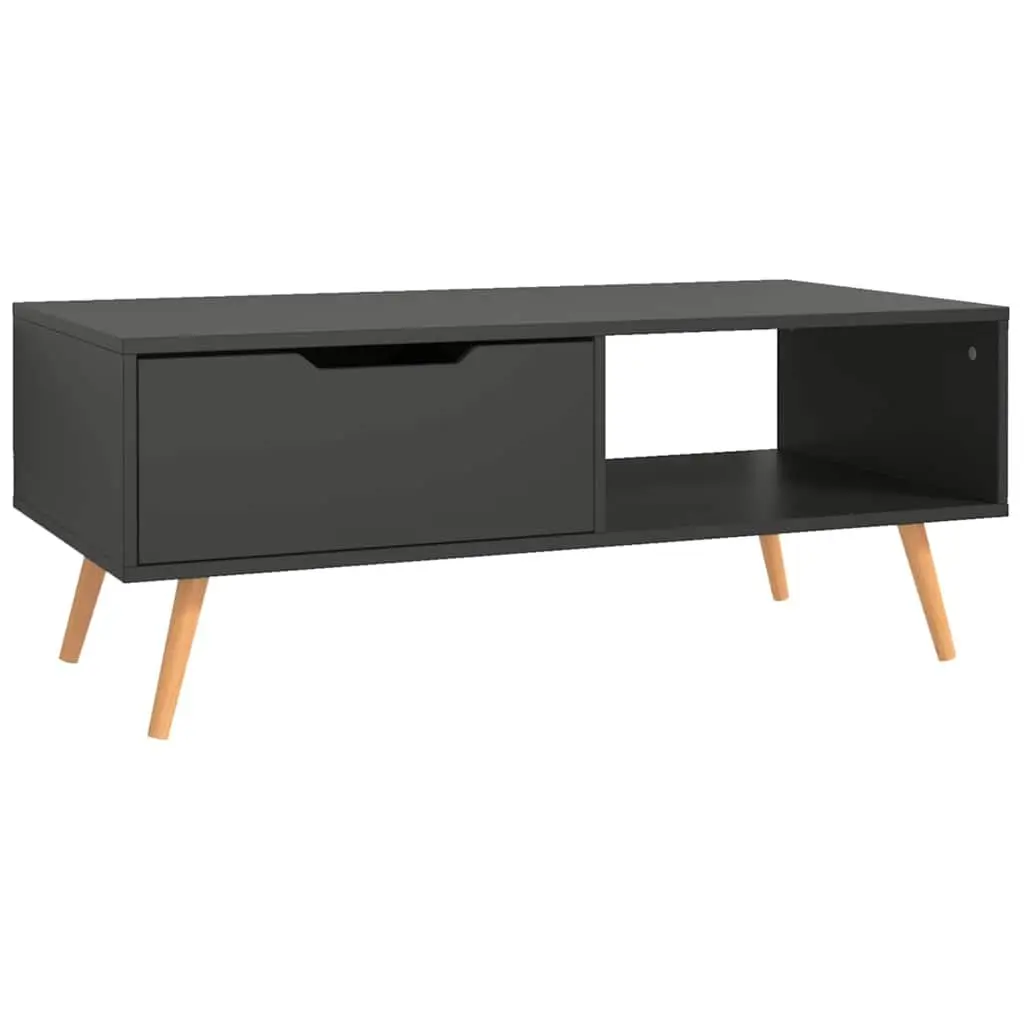 Coffee Table 100x49.5x43cm Engineered Wood Grey Accent Table