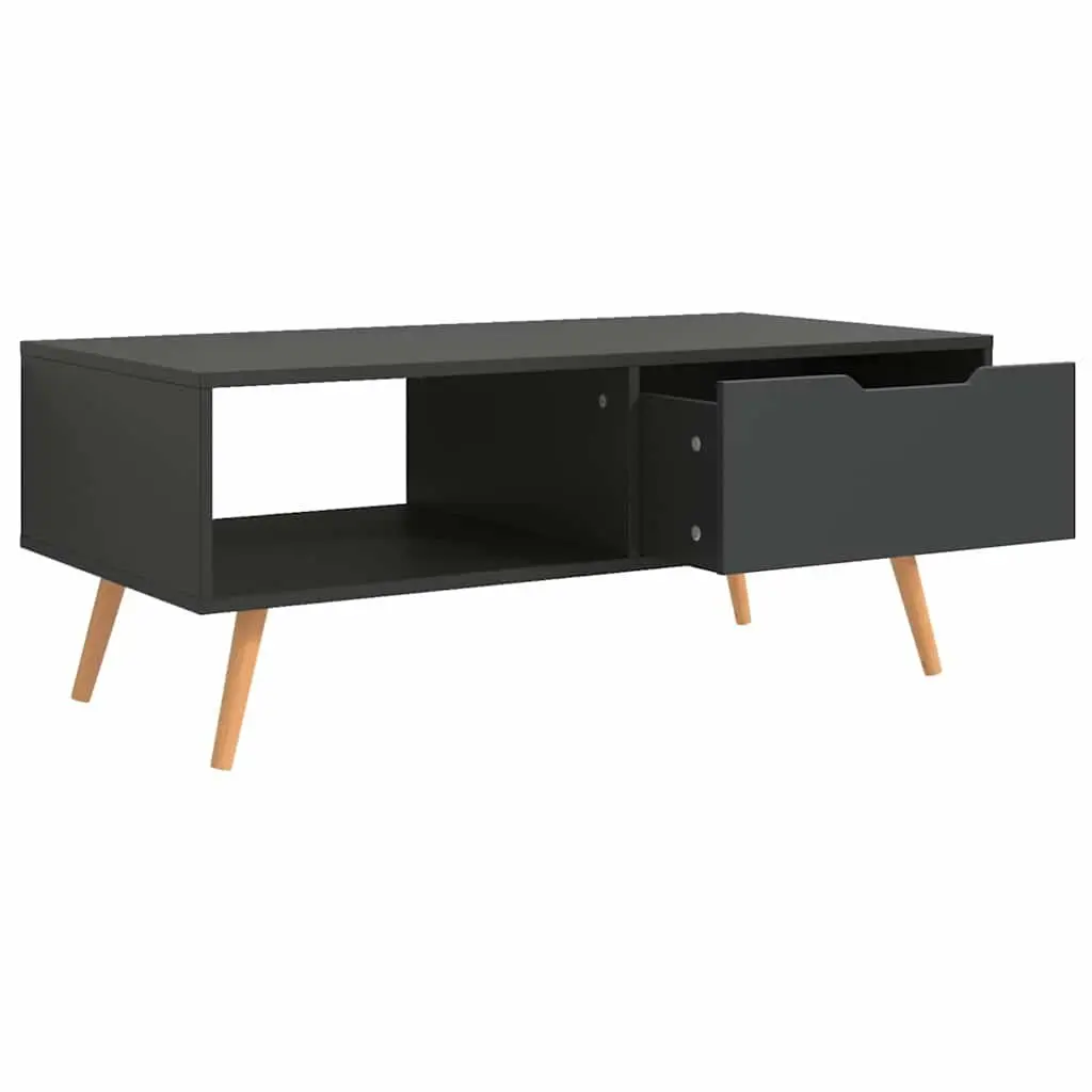 Coffee Table 100x49.5x43cm Engineered Wood Grey Accent Table