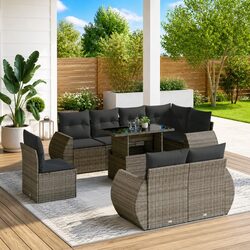 Enhance Your Outdoor Living with a 9-Piece Sofa Set