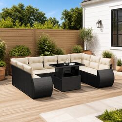 Transform Your Outdoor Space with This 10 Piece Sofa Set