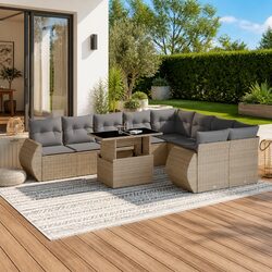 Transform Your Outdoor Space with a 10-Piece Sofa Set