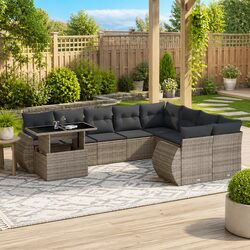 Enhance Your Outdoors with This 10 Piece Garden Sofa Set