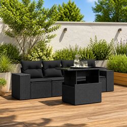Transform Your Outdoor Space with this 5 Piece Garden Sofa Set