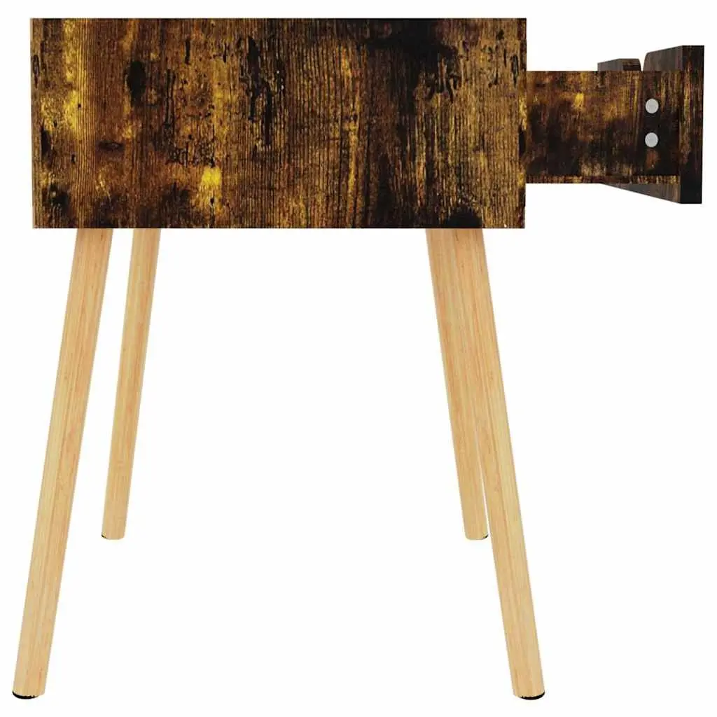 Bedside Cabinet 40x40x56 cm Brown Storage Drawer Modern Furniture